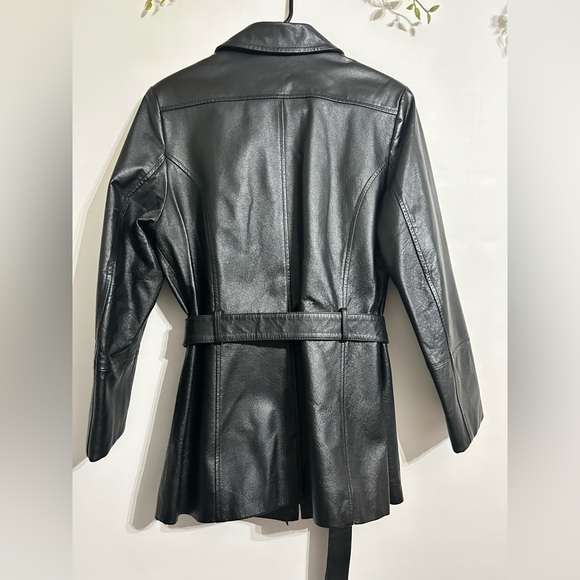 Croft & Barrow Classic Women's Black Leather Jacket - Picture 2 of 5